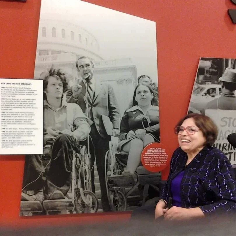 Did you know about #JudyHeumann & the way she impacted our lives? Without her activism, there would be no curb cuts on the street, ramps to get into buildings, & no laws ensuring the right of kids with disabilities to get an education. And that's just scratching the surface!