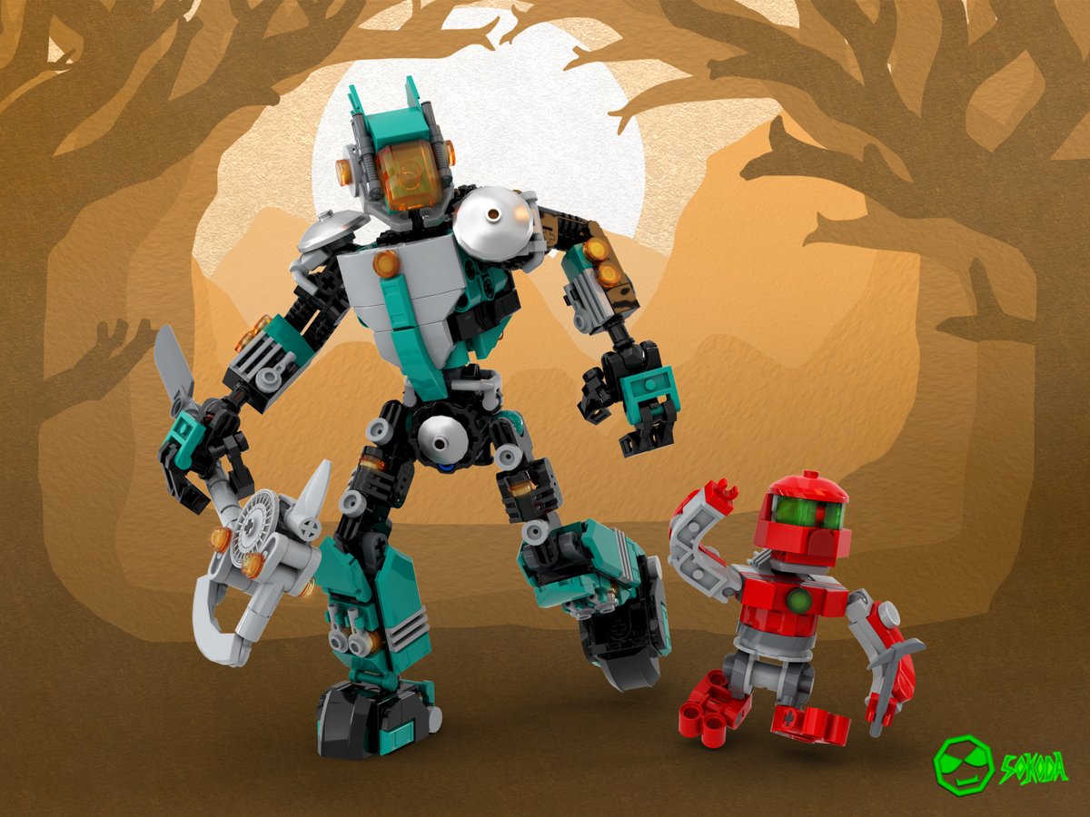 TheSokoda's tweet image. Meet Astarr and Soluu!
Two original technic-based constraction characters!

My entry for the #BDPSeries1!

If you'd like to get this model via the #Bricklink Designer Program, I would really appreciate your vote  and help in sharing this around! 
(voting link in first reply)