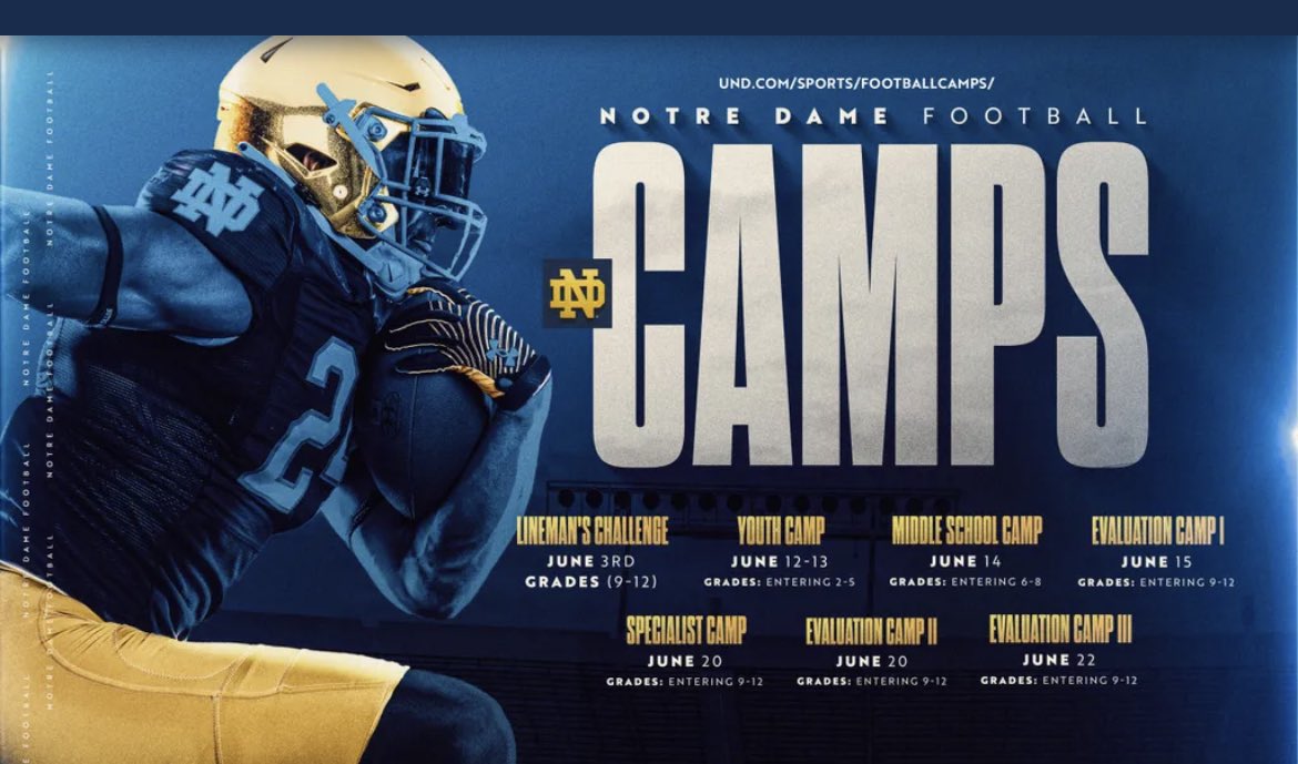 Thanks for the camp invite! @NDFootball @HB_WildcatFB @tctabler