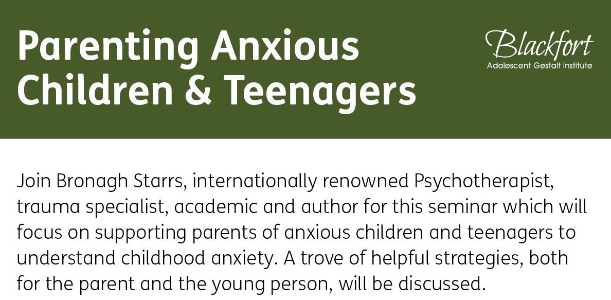 colmcille_s's tweet photo. PARENTS' TALK: 
Bronagh Starrs, internationally renowned psychotherapist &amp; trauma specialist will give a talk in St Colmcille's PS on Wed. 22nd March at 7.00pm. 

She will provide parents with strategies to help them to deal with childhood anxiety. @CarmenGAA32 @MaguircDean https://t.co/z3sujHIOck