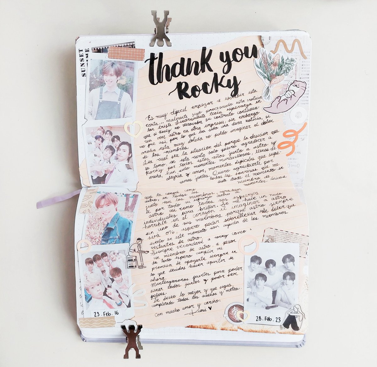 ddanabanana's tweet image. Some of my last spreads 🤧💜
.
.
.
ig: bubbujournal (⌒∇⌒)ノ"
#kpopjournal #astro #aroha #astrojournal