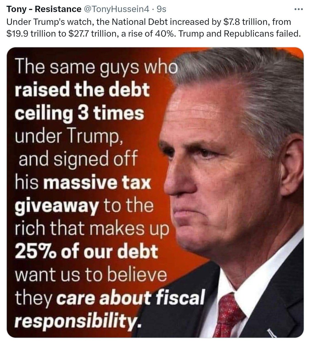 TonyHussein4's tweet photo. Speaker Kevin McCarthy and @HouseGOP are refusing to raise the debt ceiling. Speaking to the Senate banking committee, Federal Reserve Chair Jerome Powell said a potential U.S. debt default could be "extraordinarily adverse and do longstanding harm." https://t.co/j5ib9anB9E