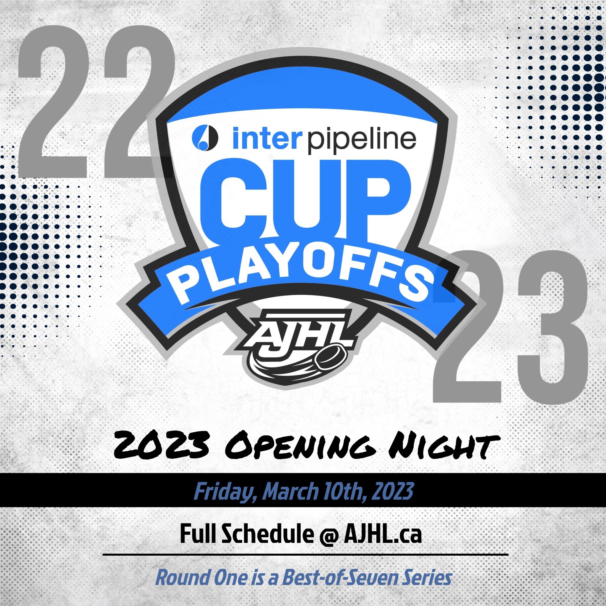 TheAJHL on Twitter "The 2023 inter_pipeline AJHL Playoffs start
