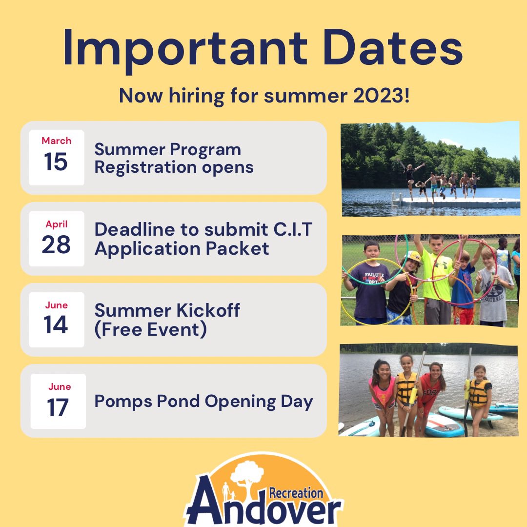 AndoverRecDept's tweet photo. https://t.co/CHOhk13PYa