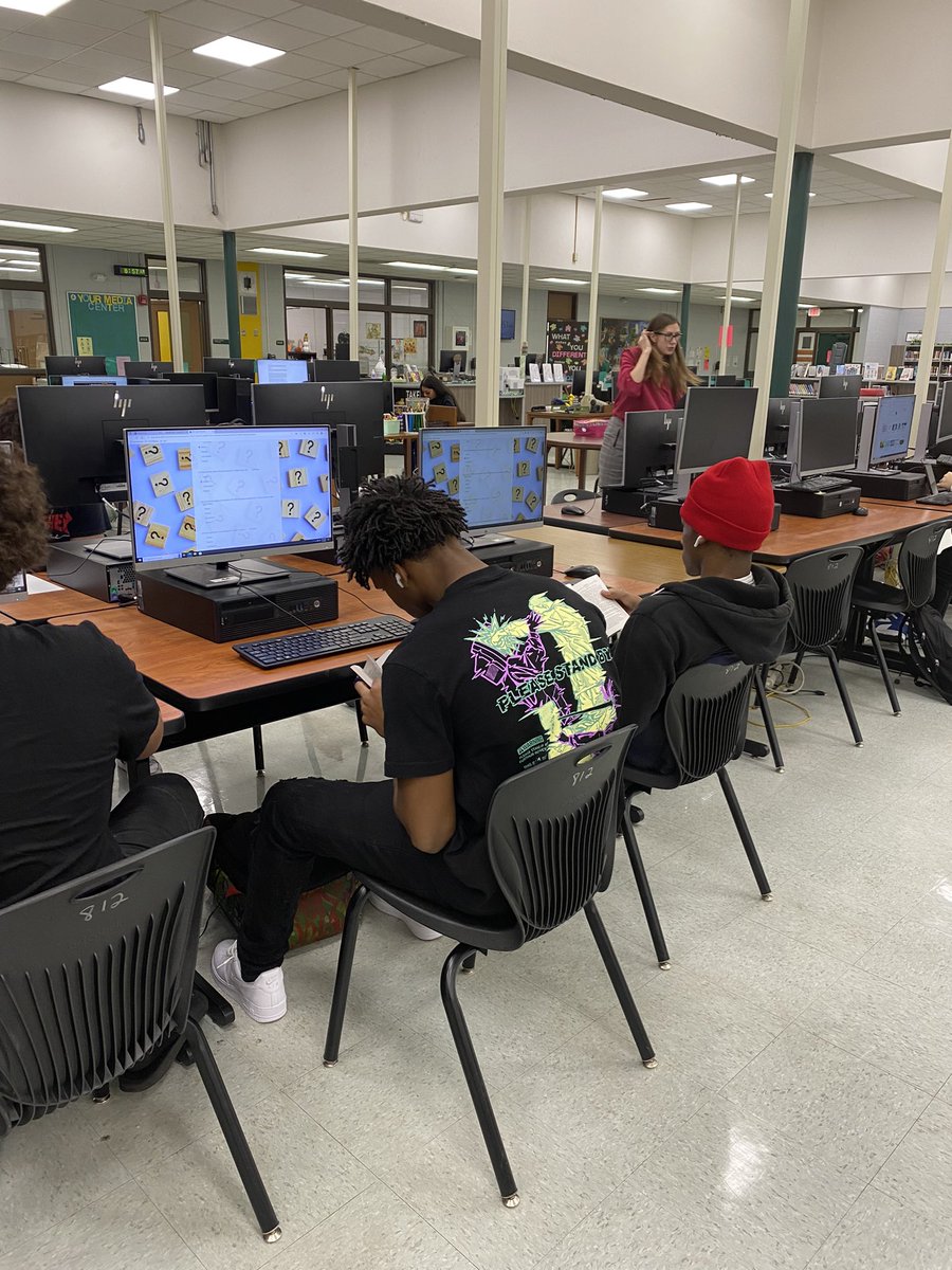 stormmediactr's tweet photo. Day 2 of trying something new with Ms. Mencher’s E2 classes who are covering Macbeth: an interactive choice board. Ss seem really engaged! @chamberlainhigh @hubofschool @CHS_Legacy #choiceboard https://t.co/jz9vbsesfB