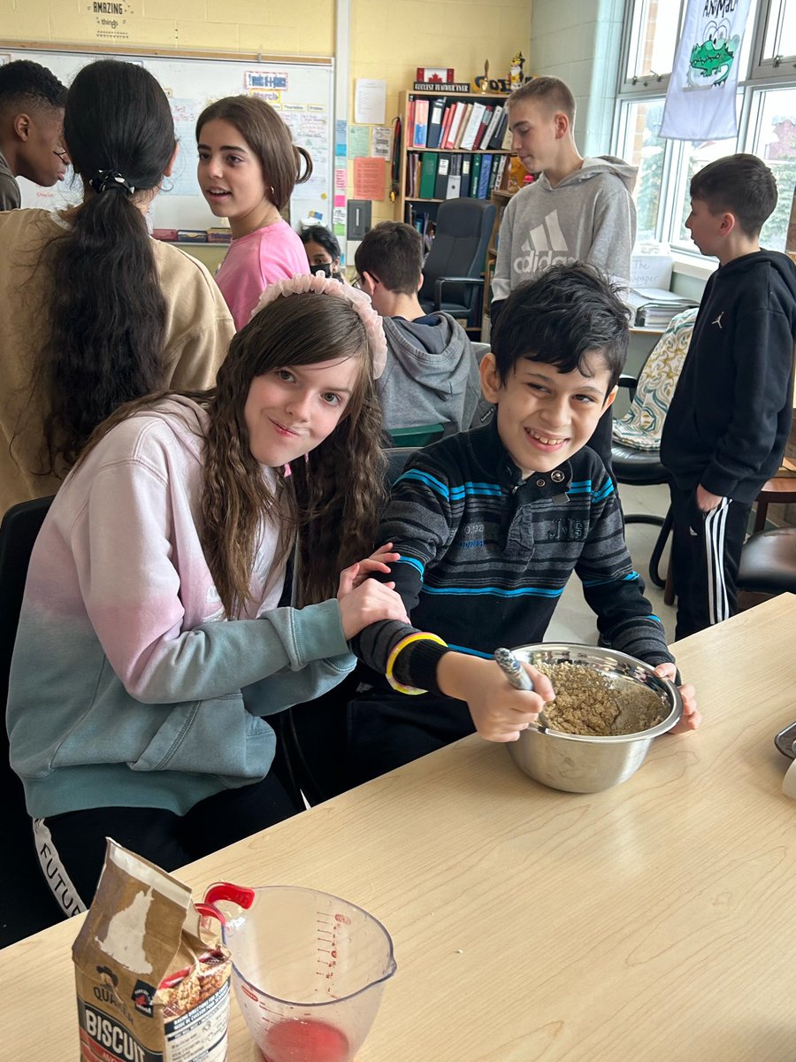 Room105Team's tweet photo. Celebrating Pi day with @stmonicagators grade 8’s! #STEM #SpecialEducation #Cookies https://t.co/skGGuNF0KI