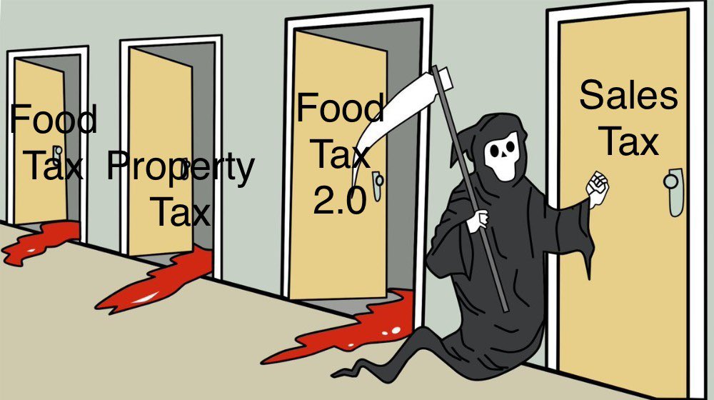 Live look at the tax negotiations in Pierre this week #sdleg