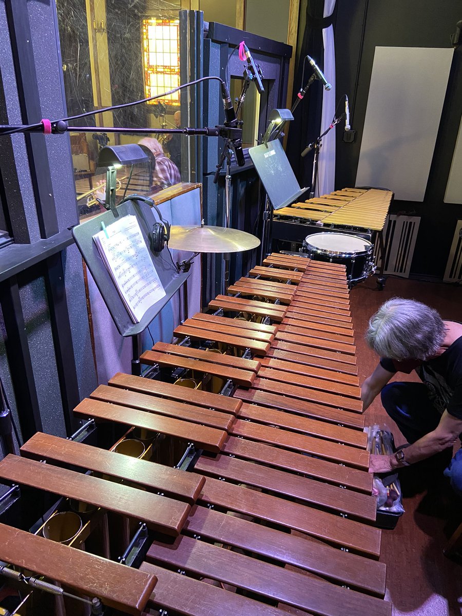 Here we go! Our 2022-23 class of #Masters are going up on the stand for the first time today conducting their own music.

#gradschool #filmmusic #conducting #music #recordingstudio #recordingsession