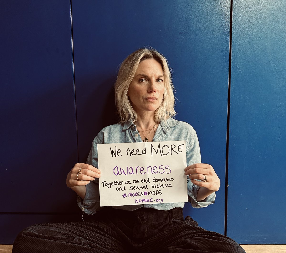 Thank you <a href="/EBirthistle/">Eva Birthistle</a>  for using your platform to raise awareness around domestic abuse and sexual violence.

#morenomore #nomoreweek