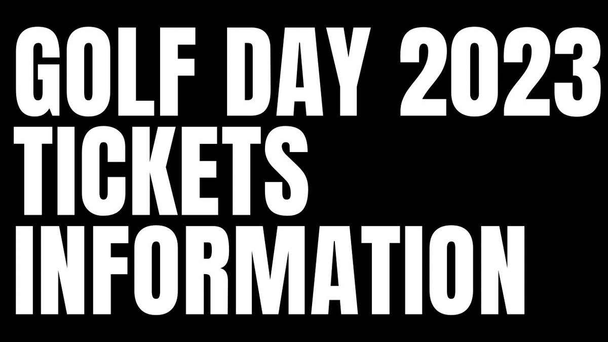 If you are interested in taking part in this years Big Oggie Golf Charity then you need to watch this video… BIG OGGIE GOLF DAY TICKETS INFORMATION youtu.be/FeCacUODcIA via <a href="/YouTube/">YouTube</a>