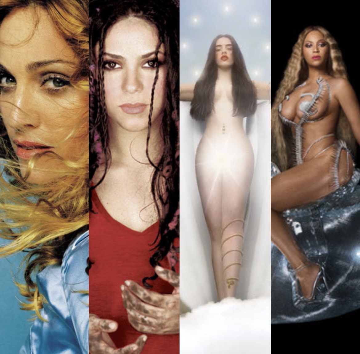 Hilo: trilogías de álbumes femeninos más formidables de la historia.