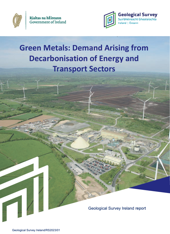 GeolSurvIE's tweet photo. The Green Metals report, commissioned by @Dept_ECC and compiled by Geological Survey Ireland in discussion with the Geoscience Policy Division is now available to download from our website. Full details here: 
https://t.co/TDsezAMr1s https://t.co/51ueTrHgSs