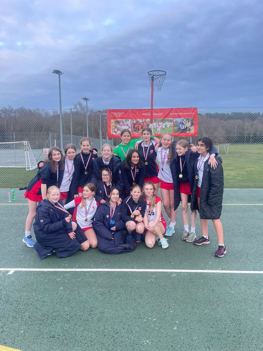 Well done to our A & B netball teams who were both undefeated in the Ascot Schools Netball Tournament taking home double Gold medals gold 🏅🥇#sgacapable