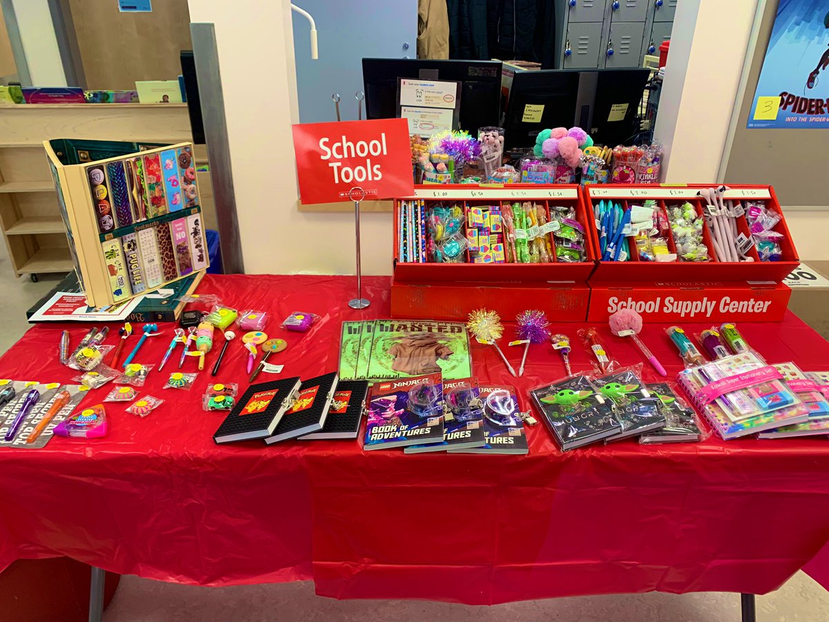 The book Fair is officially all set up! It will be open all day Thursday and Friday.
#cbe #HAB #bookfair #scholastic