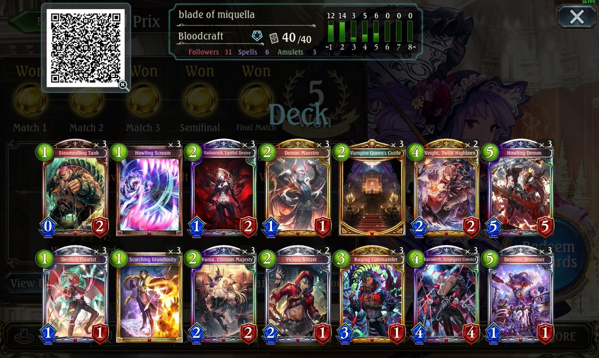 frenzy vamp 5-0 final