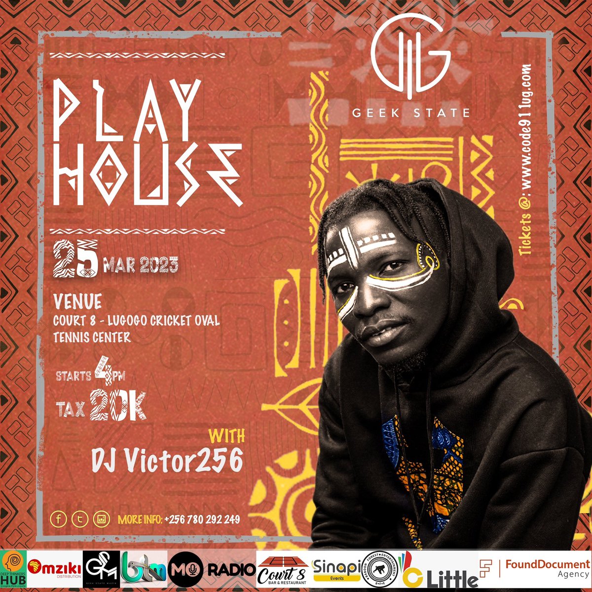 IamNimso's tweet photo. Legendary call 📞🚨🚨 25th march #Playhouseparty coming back with extra energy with the legend himself @DJVictor256 Buy your tickets now https://t.co/maM2g9sLcX