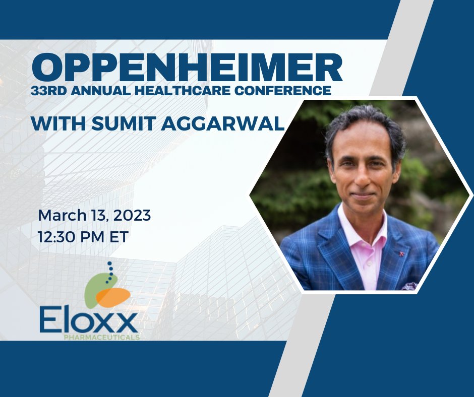 Join us on Monday, March 13th at 12:00 PM ET as we present at the <a href="/Oppenheimer/">Oppenheimer & Co. Inc.</a> 33rd Annual Healthcare Conference. A live webcast and replay of the presentation will be available on our website: lnkd.in/g6cJBGTR