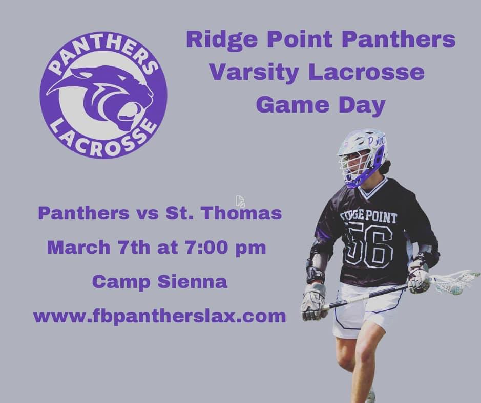 Home game tonight at Camp Sienna at 7pm.