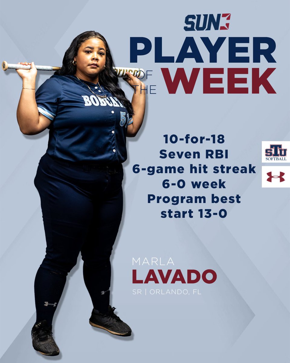 MARLAAAA LAVADOOOO 🤩🤩

#STUSoftball