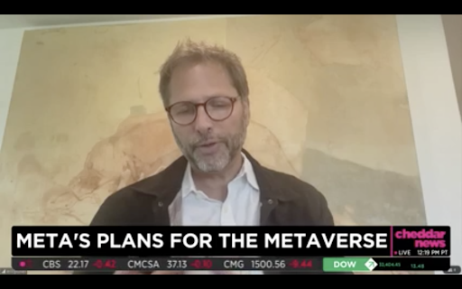 Our own <a href="/TheEricPulier/">Eric Pulier</a> stopped by <a href="/CheddarNews/">Cheddar News</a> yesterday to talk with Closing Bell about Meta’s plans for the #Metaverse &amp; their new #ARglasses. Eric shared excitement about the growth of the Web3 market and nuanced expectations for the product's adoption: bit.ly/3mvODno