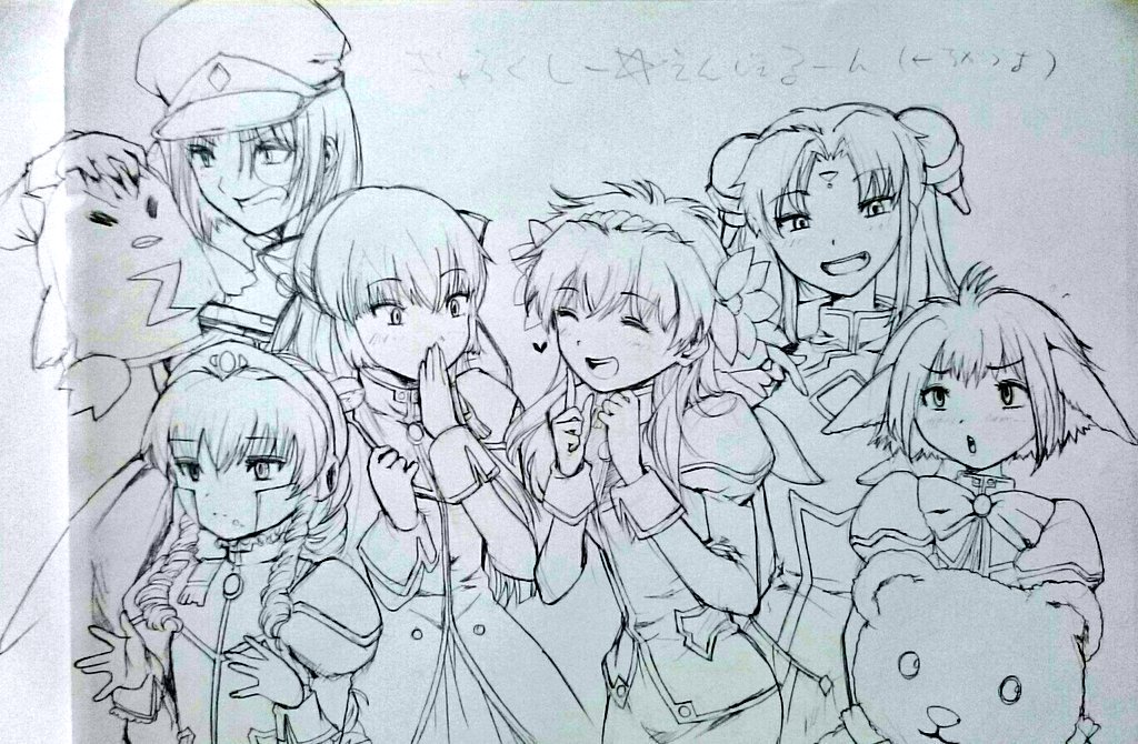 #今までで作画カロリーMAXの作品上げようぜ
イラレで線画をやって塗りはイラレとフォトショそれぞれのパターンを作成 