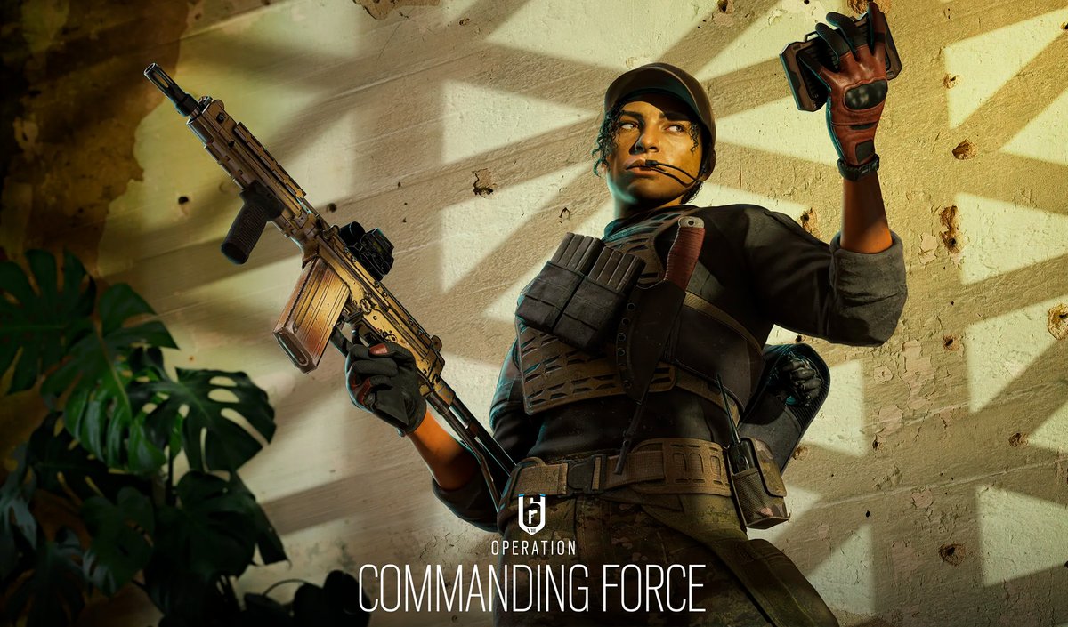 detonategames's tweet photo. Primeira Temporada do Ano 8 de Tom Clancy's Rainbow Six Siege - Operação Commanding Force já está disponível e apresenta a Nova Operadora Brasileira, #BRAVA.
➥ https://t.co/yLqKcXWX7G
#RainbowSixSiege #CommandingForce #Mundozero https://t.co/zudjso2HQi