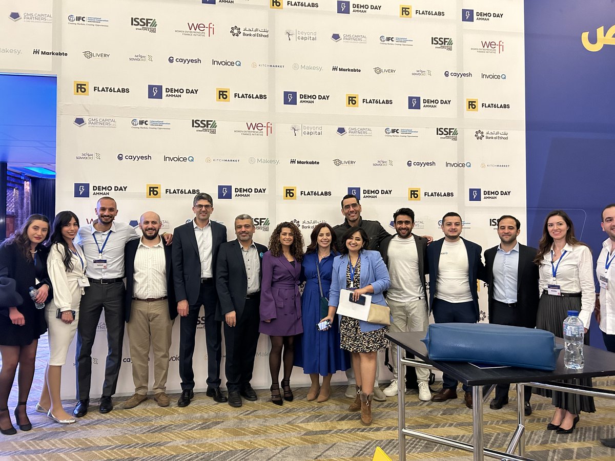 Flat6Labs's tweet image. 🎬Our Third Demo Day in #Amman just wrapped up, with #startups in #Logtech, #HealthTech, #FoodTech, #AutoTech, #FinTech, #FashionTech and more🇯🇴🎤
⚡️
🌕Connect with our startups here 👉flat6labs.com/show-interest-…
#F6LDemoDay #Jordan