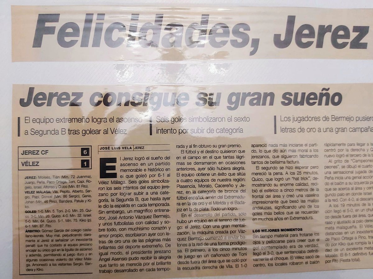 AVANCE 'MINUTO 30'

➡️Miércoles: <a href="/edumoya10/">Sportman Edu Moya.</a> inicia etapa en la <a href="/UD_Bienvenida/">UD Bienvenida</a>, que sueña con la fase de ascenso

➡️Jueves: en "Memorias en 🟢⚪️⚫️", recordamos con Ángel Asensio las 7 campañas del <a href="/JerezClubFutbol/">Jerez C.F.</a> en 2ª B y su ascenso a la misma del que se cumplen 25 años en junio