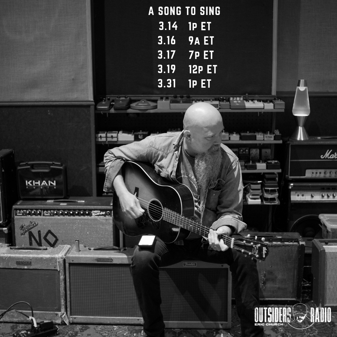 kendellmarvel's tweet photo. Damn I’m excited to be a part of this! Don’t miss my guest DJ “A Song To Sing” hour on @ericchurch's #OutsidersRadio. First day to listen is 3/14 at 1pm ET. 
https://t.co/P1JmpI0Fu2 https://t.co/vPpb3UAW0W