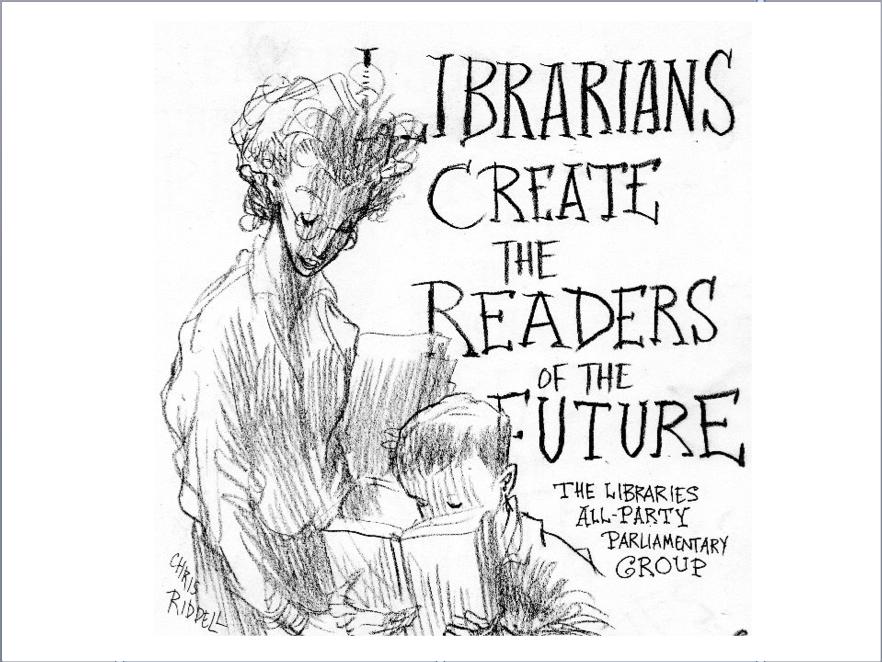 Every single school needs a library. Every single child needs a librarian in their life. Because librarians create the readers of the future! #GreatSchoolLibraries cilip.org.uk/news/news.asp?… (Art: @chrisriddell50)