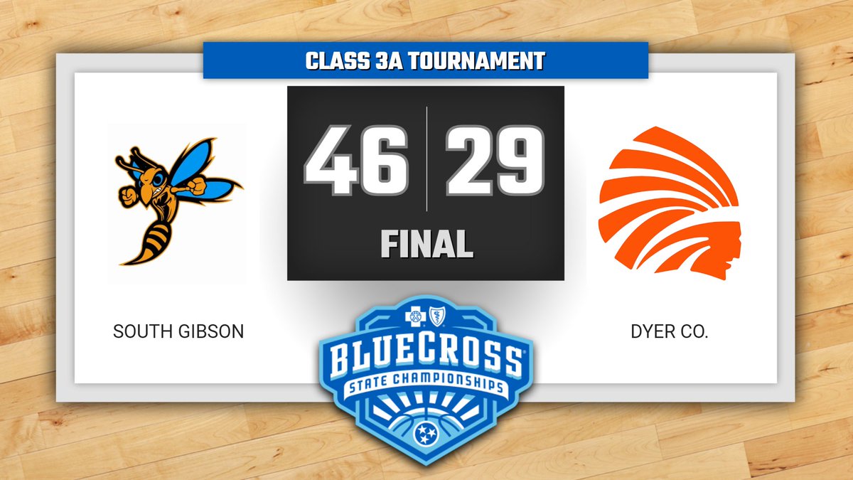 Girls' Basketball, Class 3A: South Gibson 46, Dyer Co. 29 (Final) <a href="/dyercosports/">Dyer County Choctaw Athletics</a> <a href="/BCBST/">BlueCross BlueShield of Tennessee</a> #BlueCrossHoops Full coverage at tssaasports.com/bball/