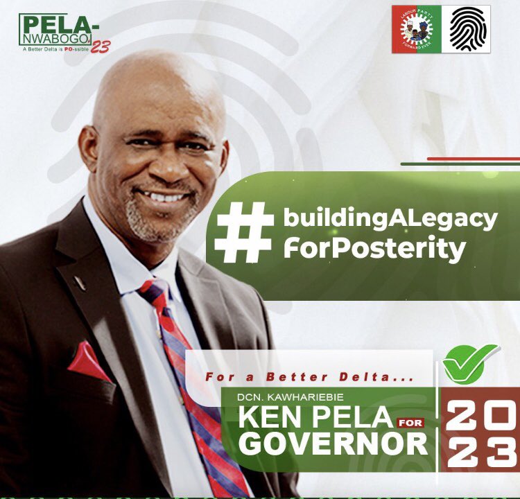 firstladyship's tweet photo. DELTA!!!!         DELTA!!!!         DELAT!!!!

Ken Pela is solid! He’s been with us, fighting for us, &amp; securing our votes in Delta. Despite their attacks &amp; suppression, @KKenPela &amp; Obidients in Delta, delivered! Asaba, Warri, Ughelli, Agbor, Abor, ELUUP top to bottom!! https://t.co/rMP32ex8Fd