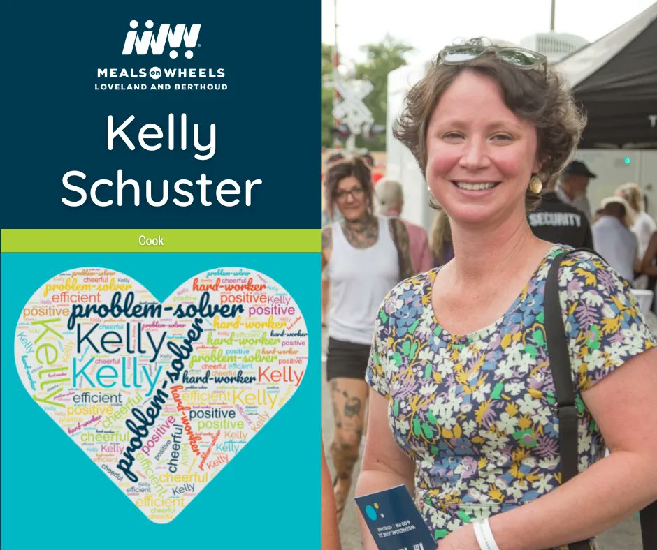LovelandMeals's tweet photo. Today we celebrate Kelly!
You’ll find Kelly in our kitchen working her magic with the delicious meals we serve to our clients.
Kelly is always cheerful and a joy to work with. She is creative and a great team player. We are so grateful for her 4 years of service at #MOWLB! https://t.co/qtA6SzZn6e