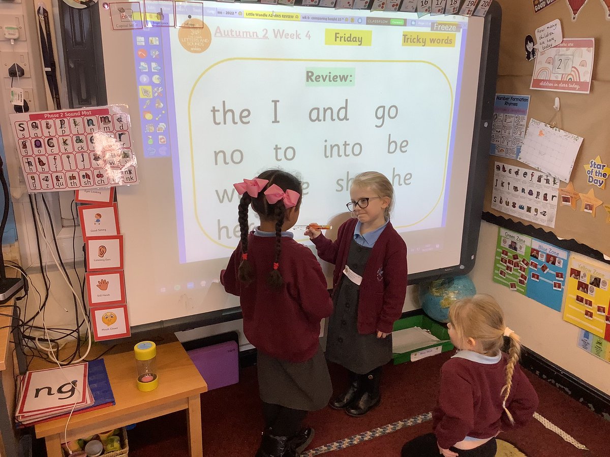 Practicing our tricky words during continuous provision!
Are these words going to trick us? Absolutely not 😜 
#phonics #trickywords @StradbrokePri @NashStradbroke