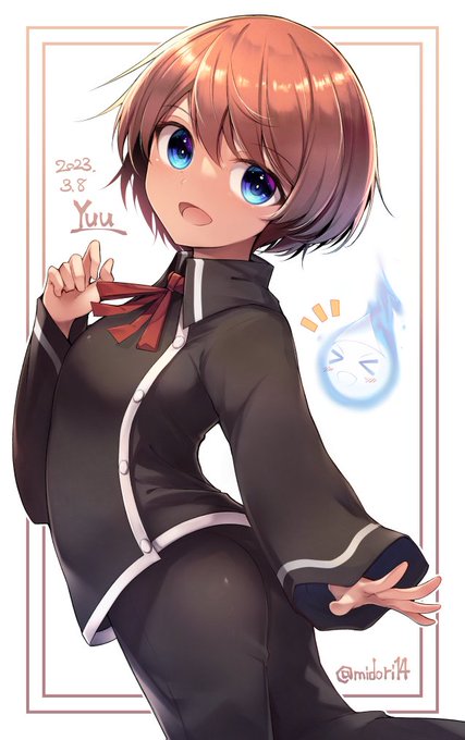 誕生日何も出来なかったので手慣らしユウ君
旧QMA制服のデザイン、洗練されてるよなぁ 