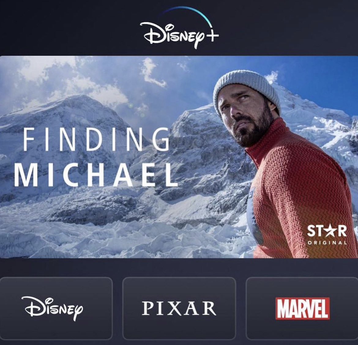 Here it is! Worth the wait and worth the watch… Our first Feature film with @DisneyPlusUK - check out this powerful Everest journey: “Finding Michael”. Well done all… @NaturalStudios_ @SpencerMatthews #nevergiveup #findingmichael