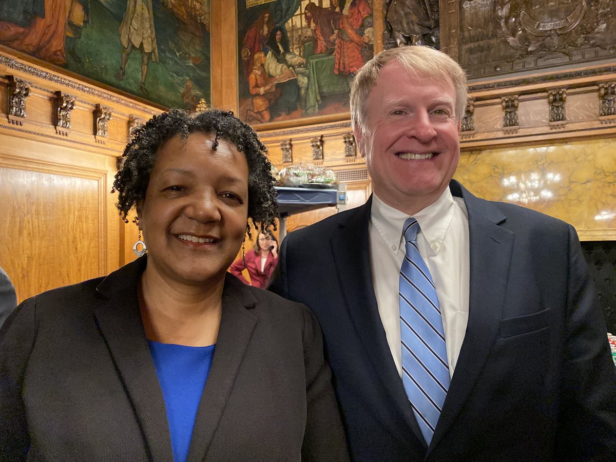 PA_PUC's tweet image. Chairman Dutrieuille attended the @PennsylvaniaGov’s budget address and met with State @RepHarris, Democratic Appropriations Chairman &amp;amp; @ACE_Fitzgerald, Allegheny County Executive.