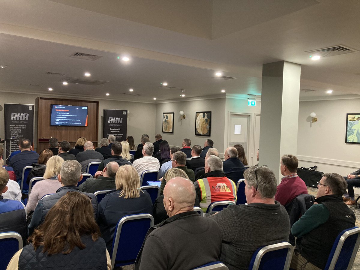 TomCornwell_'s tweet photo. Great to see so many members here at the @RHANews briefing at Derby/Nottingham whilst giving an update on the RHA’s 6 priority areas.  Members feedback is always valuable and helps to shape what we do @39lwhite @Bewildered319 https://t.co/Bzn7EqK2iQ
