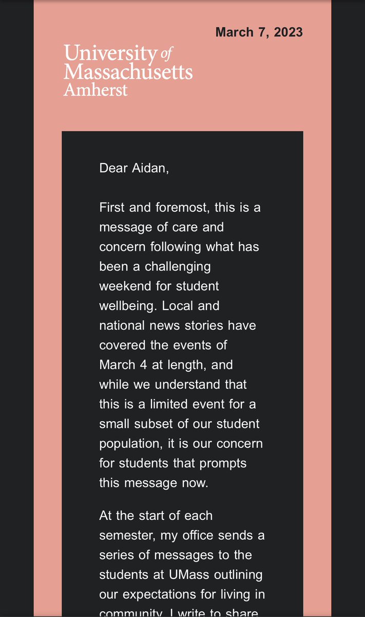 brokehamptn's tweet photo. why does this email from my school about parties sound like they’re talking about a terrible nationwide tragedy lmao https://t.co/0l88QLaz8L