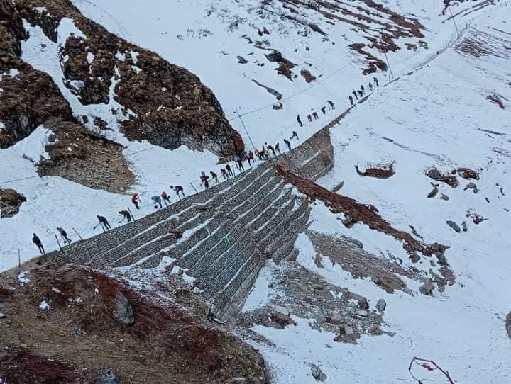 toauofficial's tweet photo. Ways are getting prepared for CharDham Yatra. Below is Kedarnath Trek Route. https://t.co/EJSNc19qlu