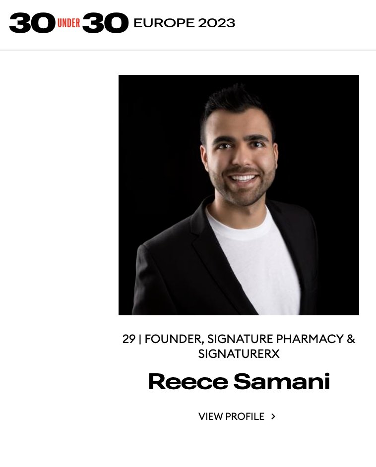 ReeceSamani's tweet photo. This still feels so surreal. I'm so proud to be on the @ForbesUnder30  list 2023 Europe (Science &amp; Healthcare), just a few months shy of my 30th.

@Forbes #ForbesUnder30  #30under30 #healthtech #pharmacy

https://t.co/Lsic3mZGY4 https://t.co/yrLZbqgFUW