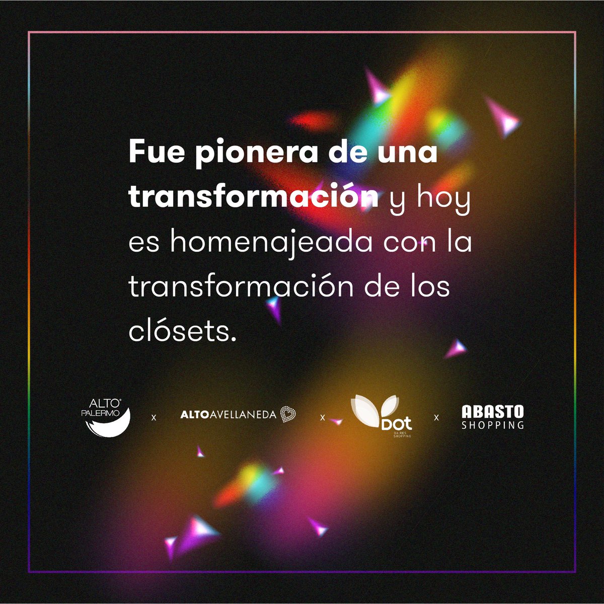 Dot_Baires's tweet photo. Ilse Fuskova es una de las cuatro personas homenajeadas en la muestra Clósets Deconstruidos. Por eso, hasta el 10/03, podés visitar esta muestra de arte que persigue que todos tengamos la libertad de ser quienes somos. Acercate a Dot Baires Shopping y conocela. https://t.co/atLSjNHw6p