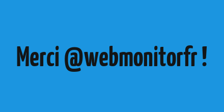 cdigitale_com's tweet photo. .@webmonitorfr. 
Merci de nous suivre :-) Connaissez-vous la 1ère plateforme de services marketing ? https://t.co/D9hWHjNbHe https://t.co/7z4NWzqslp
