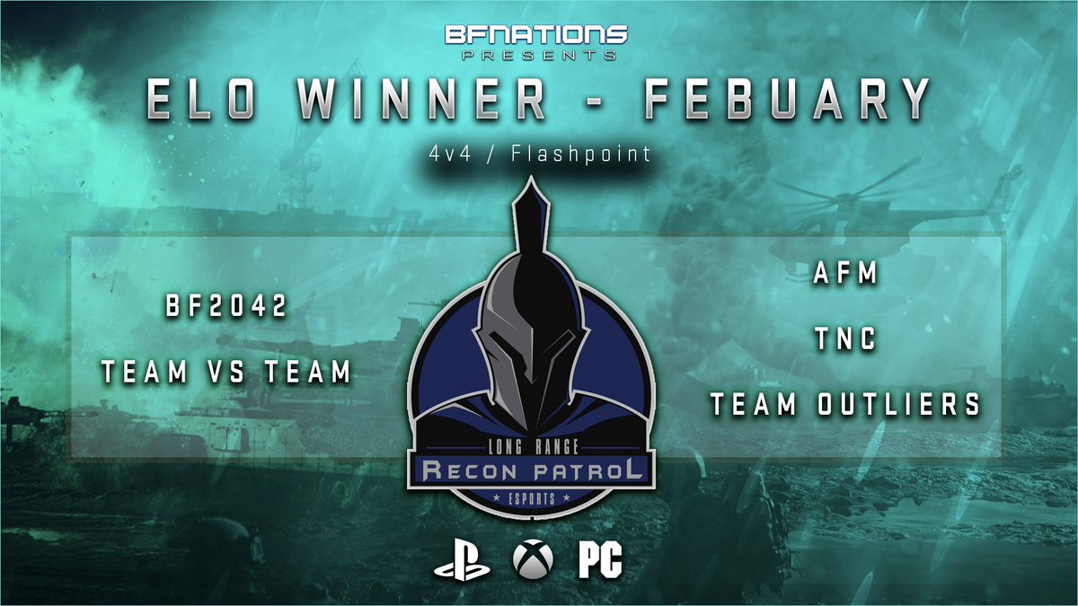 bfnations's tweet photo. A few days ago, we completed our first Elo for the month of February. Congratulations to LRRP, their leaders and their roster for winning this first edition of our new tournament format. 

Thanks to everyone participating and sticking around, stay tuned for Oblit 6v6 coming soon! https://t.co/wuYzaXotAe