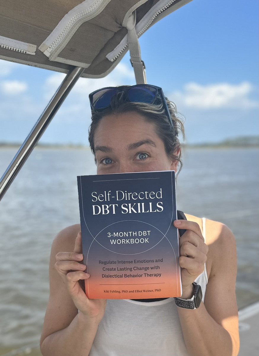 It’s official release day! So happy and proud that my and my co-author’s book “Self-Directed DBT Skills” is finally fully out in the world, making the power of #DBT skills and just a little bit more accessible for everyone. 🥳