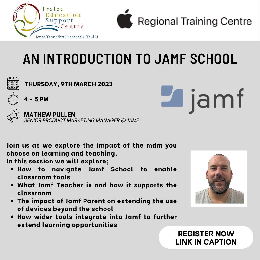 zoom.us/webinar/regist… <a href="/mat6453/">Mathew Pullen 🌈</a> #AppleRTC <a href="/TraleeESC/">Tralee Education Support Centre</a>