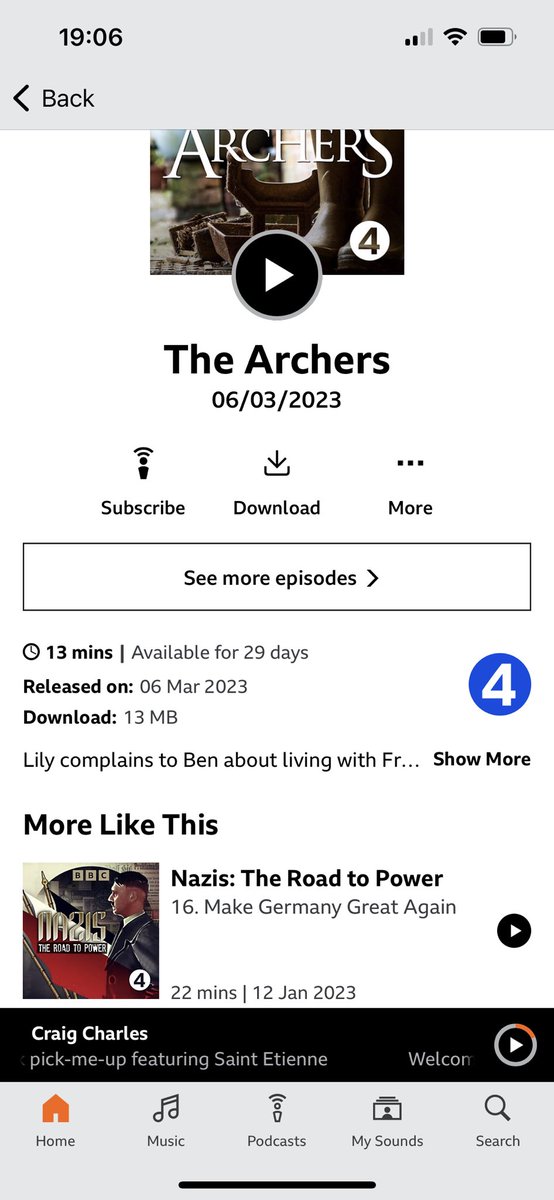 StineInWales's tweet photo. BBC Sounds algorithm is obviously a Grundy #TheArchers https://t.co/XViQnUEcqf