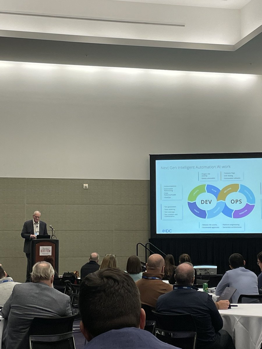 Al Gillen (@algillen) on Twitter photo And here is my colleague <a href="/JimBMercer/">Jim Mercer</a> presenting on DevOps and DevSecOps at #IDC #Directions. And here is my colleague <a href="/JimBMercer/">Jim Mercer</a> presenting on DevOps and DevSecOps at #IDC #Directions.