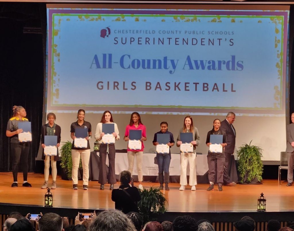 I am honored to be selected to the Chesterfield All County team with such a talented group of players!