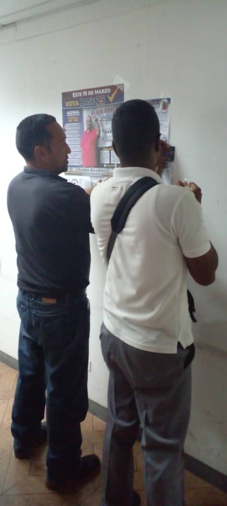SitramecaB25's tweet photo. #Base25 continúa desplegada por todas las áreas del @metro_caracas, vamos juntos a la victoria este 10 de marzo. Ejerce tu derecho para elegir a la nueva Junta Directiva de nuestra Organización Sindical.
¡No te quedes sin Votar!
#TodosSomosBase25
#ClaseObreraDeCorazon https://t.co/Ch7gqzRC50